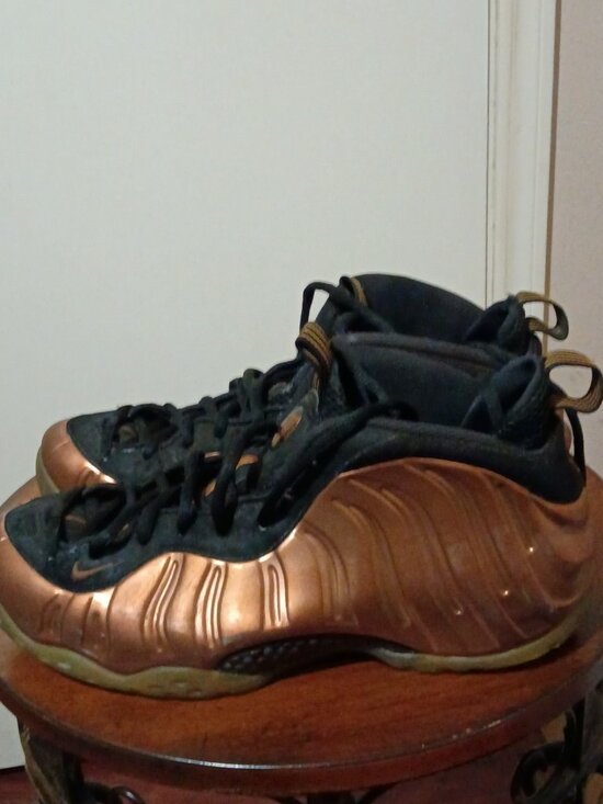 Nike Air Foamposite One Copper 2017 Black Men’s Sz 10 Sneakers Shoes 314996-007